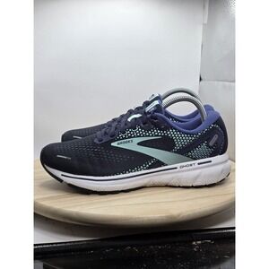 Women's Size 9.5 B - Brooks Ghost 14 Athletic Running Shoes Walking Blue‎